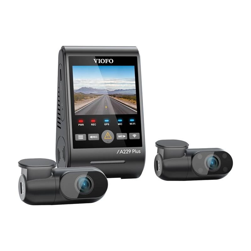 Dashcam VIOFO A229 PLUS 3CH 2K + 1080p WLAN GPS