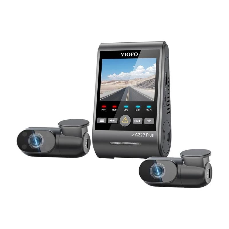 Dashcam VIOFO A229 PLUS 3CH 2K + 1080p WLAN GPS