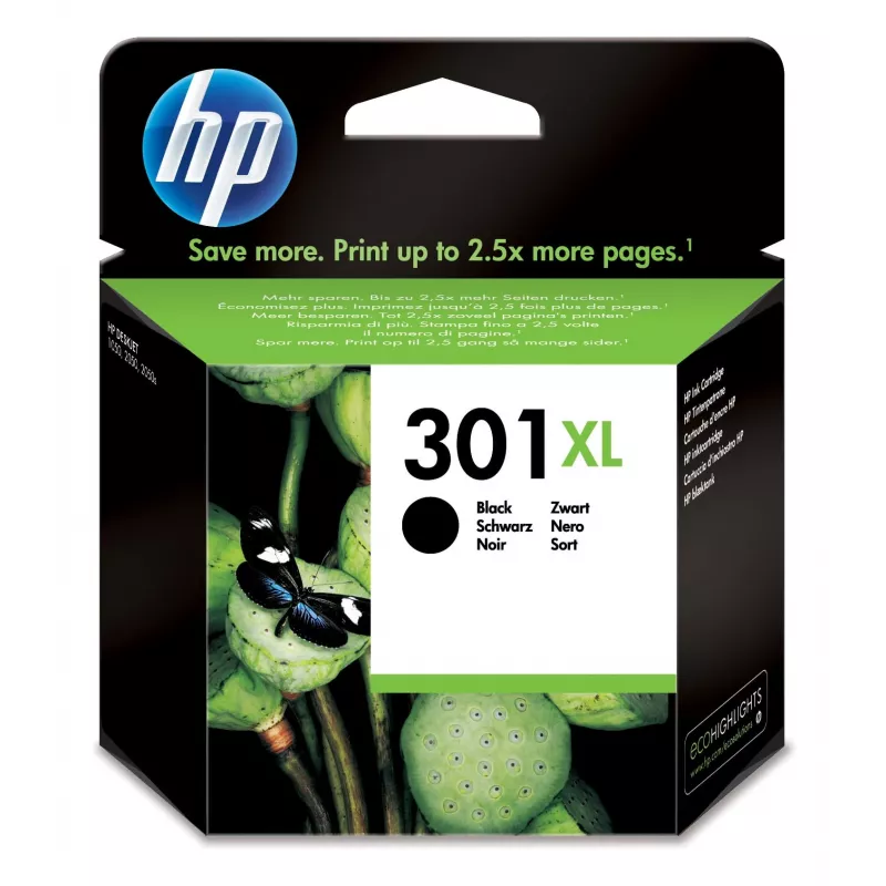 HP 301XL - 8 ml - hohe Ergiebigkeit - Schwarz