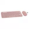 Logitech Pebble 2 Combo Tastatur Maus inklusive Universal RF Wireless + Bluetooth QWERTZ Deutsch Rosa (920-012205)