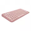 Logitech Pebble 2 Combo Tastatur Maus inklusive Universal RF Wireless + Bluetooth QWERTZ Deutsch Rosa (920-012205)