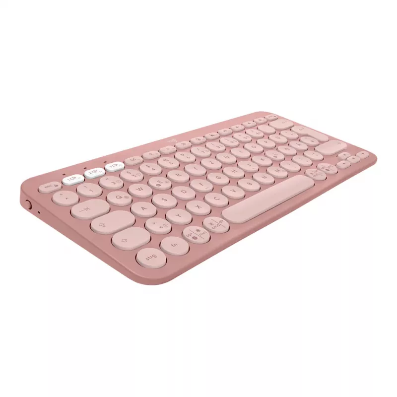 Logitech Pebble 2 Combo Tastatur Maus inklusive Universal RF Wireless + Bluetooth QWERTZ Deutsch Rosa (920-012205)