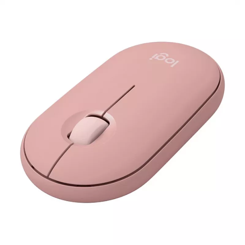 Logitech Pebble 2 Combo Tastatur Maus inklusive Universal RF Wireless + Bluetooth QWERTZ Deutsch Rosa (920-012205)