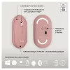 Logitech Pebble 2 Combo Tastatur Maus inklusive Universal RF Wireless + Bluetooth QWERTZ Deutsch Rosa (920-012205)
