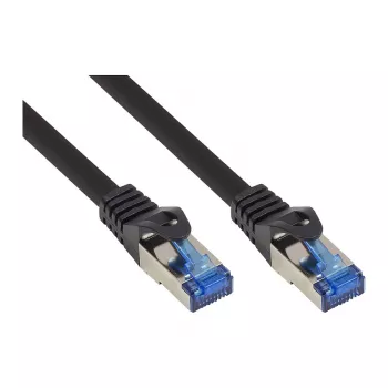RNS® Patchkabel SmartFLEX, Cat.6A, S/FTP, PiMF, halogenfrei, 500MHz, schwarz, 2m, Good Connections® (8060-SF020S)