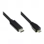 Good Connections GC-M0124 - 3 m - USB Type-C - Micro USB Typ-B - Stecker - Stecker - 480 MB/s
