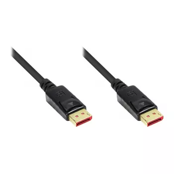 Verbindungskabel DisplayPort 1.4, 8K / UHD-2 @60Hz, vergoldete Kontakte, CU, schwarz, 3m, Good Connections® (4814-030S)
