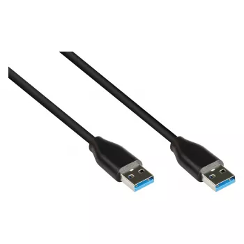 Good Connections 2831-AA005S - 0,5 m - USB A - USB A - USB 3.2 Gen 2 (3.1 Gen 2) - 10000 Mbit/s - Schwarz