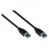 Good Connections 2831-AA010S - 1 m - USB A - USB A - USB 3.2 Gen 2 (3.1 Gen 2) - 10000 Mbit/s - Schwarz