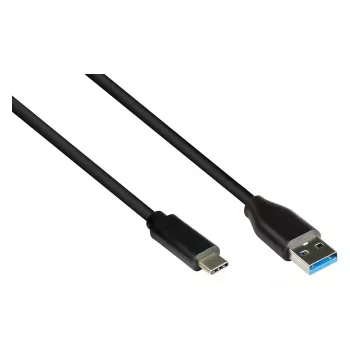 Good Connections 2831-AC010S - 1 m - USB A - USB C - USB 3.2 Gen 2 (3.1 Gen 2) - 10000 Mbit/s - Schwarz