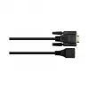 Good Connections GC 4945-MF - Adapterkabel RJ45-Buchse > D-Sub 9-pol. Stecker schwarz 0,1 m - Netzwerk - 0,1 m
