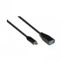 Good Connections 2811-OTG - 0,1 m - USB C - USB A - USB 3.2 Gen 1 (3.1 Gen 1) - 5000 Mbit/s - Schwarz