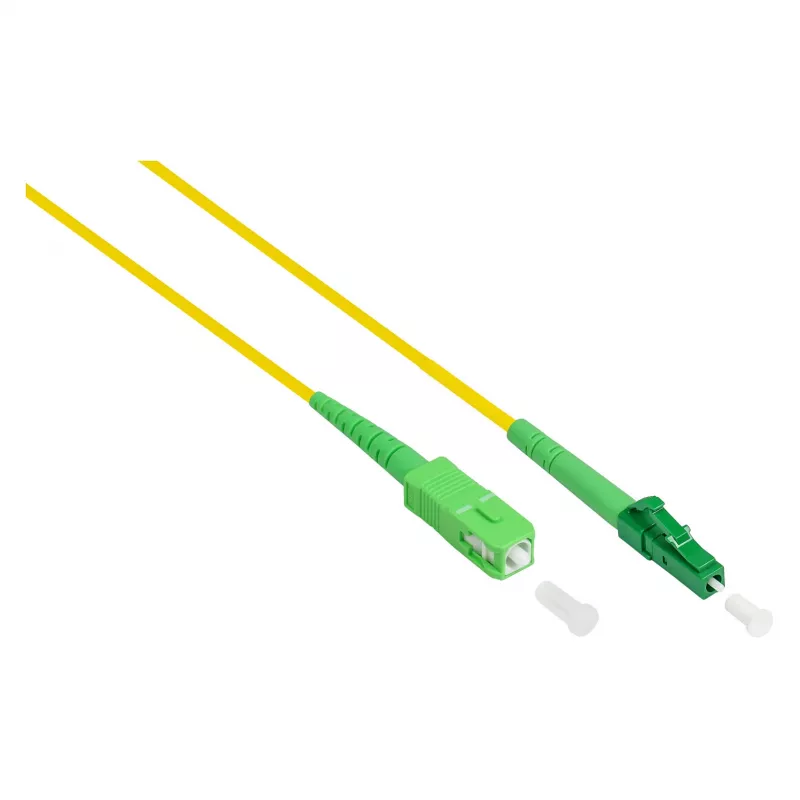 Alcasa LW-S901LASA Glasfaserkabel 1 m LC/APC SC/APC OS2 Gelb (LW-S901LASA)