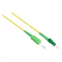 Alcasa LW-S902LASA Glasfaserkabel 2 m LC/APC SC/APC FTTH G.652D Gelb (LW-S902LASA)