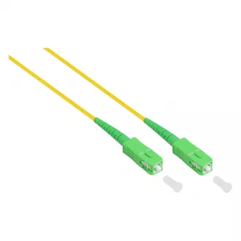 Alcasa LW-S905LASA Glasfaserkabel 5 m LC/APC SC/APC FTTH G.652D Gelb (LW-S905LASA)