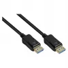 DisplayPort 2.0 Kabel, 54 Gbit/s, UHBR 13.5, 4K @240Hz / 8K @60Hz, Kupferleiter, Schwarz, 2m, Good C (DP20-020)