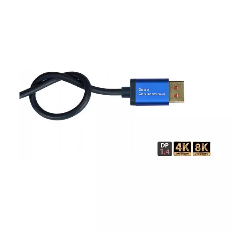 Alcasa SmartFLEX-Kabel – 5 m – DisplayPort – DisplayPort – Stecker – Stecker – 7680 x 4320 Pixel (4814-SF050B)