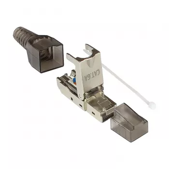 Good Connections GC-N0147 - RJ-45 - Schwarz - Silber - Transparent - Stecker - gerade - Cat6a - S/UTP (STP)