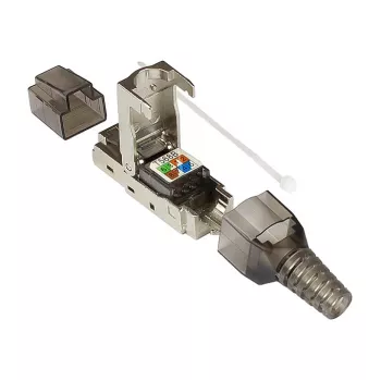 Good Connections GC-N0147 - RJ-45 - Schwarz - Silber - Transparent - Stecker - gerade - Cat6a - S/UTP (STP)