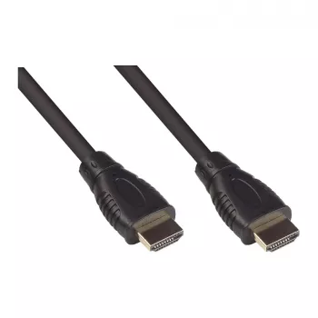 Connection Kabel HDMI 2.0b, 4K / UHD @60Hz, 18 Gbit/s, Gold-Plated Contacts, schwarz, 3m, Good Connecti (4520-030)