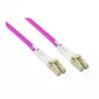 Alcasa LW-P820LC4 Glasfaserkabel 20 m LC/UPC OM4 Cappuccino - Violett - Weiß (LW-P820LC4)