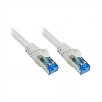 RNS® Patchkabel SmartFLEX, Cat.6A, S/FTP, PiMF, halogenfrei (LSZH), 500 MHz, CU, Grau, 1 m, Good Connections® (8060-SF010)