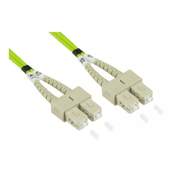Alcasa LW-8005SC5 Glasfaserkabel 0,5 m LSZH OM5 SC Grün (LW-8005SC5)