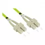 Alcasa LW-801SC5 Glasfaserkabel 1 m LSZH OM5 SC Grün (LW-801SC5)