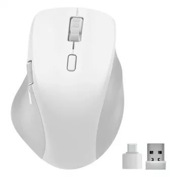 Speedlink LIBERA Wiederaufladbare kabellose Bluetooth Silent Maus Weiß