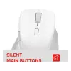 Speedlink LIBERA Wiederaufladbare kabellose Bluetooth Silent Maus Weiß
