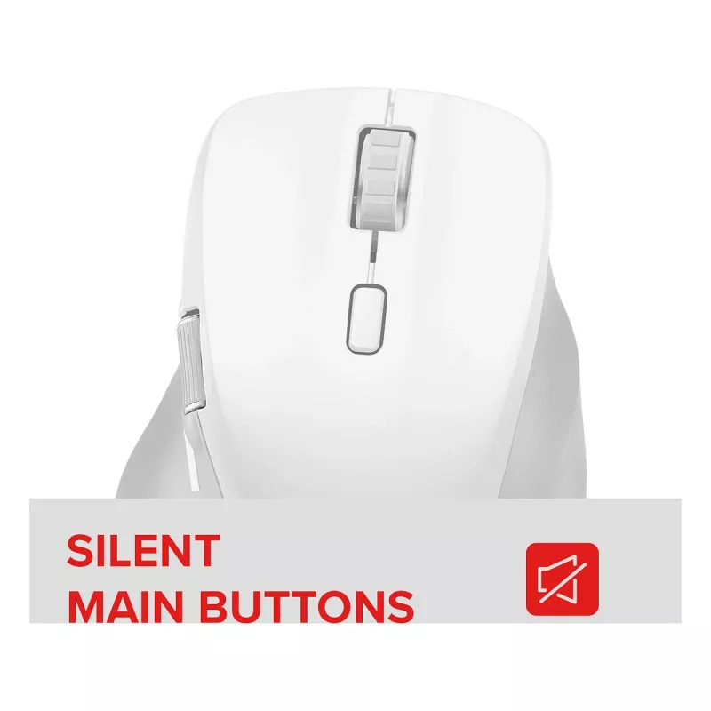 Speedlink LIBERA Wiederaufladbare kabellose Bluetooth Silent Maus Weiß