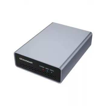 HDD/SSD-Gehäuse GRAUGEAR G-25RD2-AC-10G Silber 2,5 Zoll 10 Gbit/s