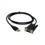 USB - RS-232-Kabel EXSYS EX-1301-2F 1,8 m Schwarz