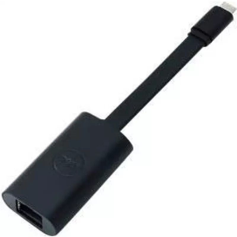 Dell – Netzwerkadapter – USB-C – Gigabit Ethernet – Schwarz – für Latitude 5285 2-in-1, 5289 2-in-1, 7389 2-in-1, XPS 12 9250, 13 93XX, 15 95XX (50M44)