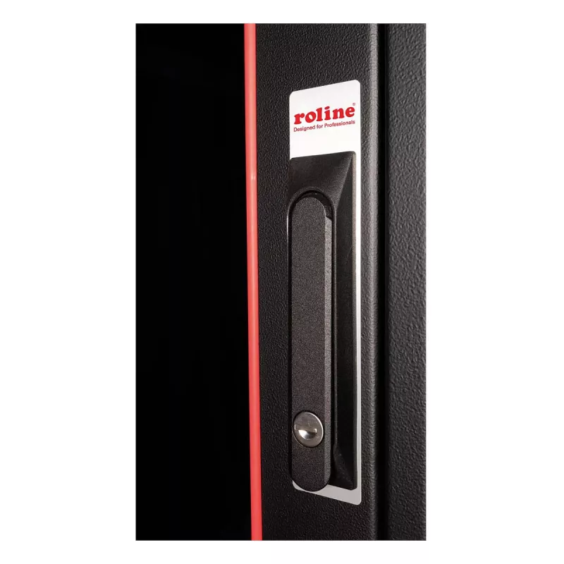 ROLINE Pro - Schrank Netzwerkschrank - mit Glastür 600 x 600 mm (B x T)