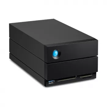 LaCie 2big Dock v2 60 TB Desktop-Festplattengehäuse, 2-Schacht HDD-Speicher