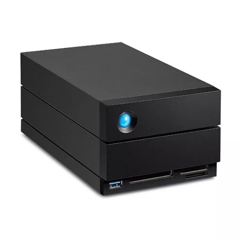 LaCie 2big Dock v2 60 TB Desktop-Festplattengehäuse, 2-Schacht HDD-Speicher