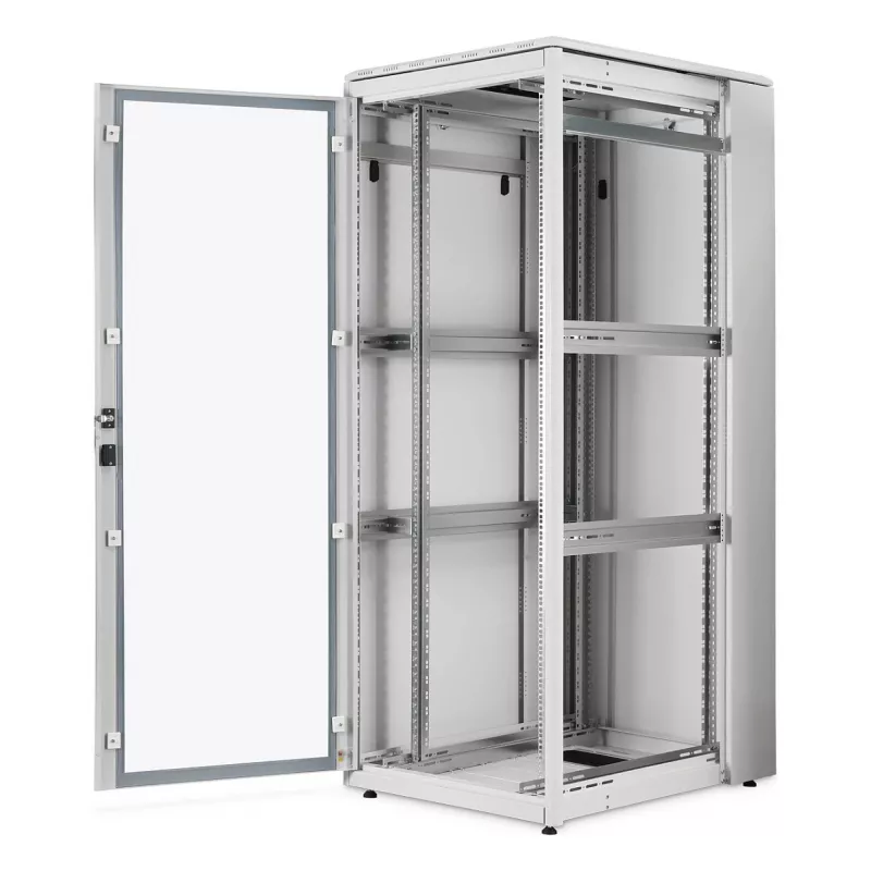 Netzwerkschrank DIGITUS Unique Light Serie Standschrank 42U 800x1000 mm, 800 kg, IP20, grau