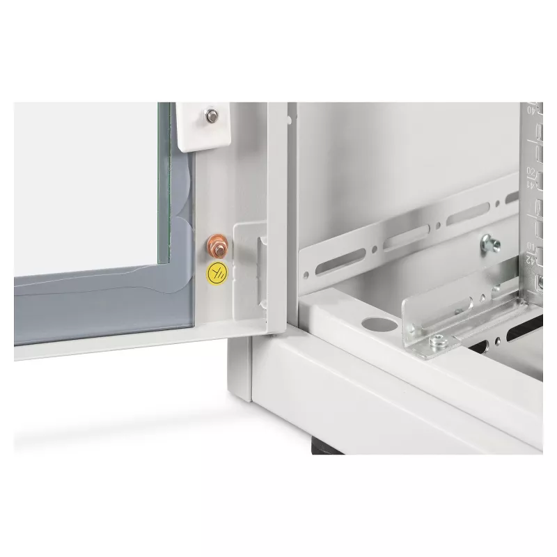Netzwerkschrank DIGITUS Unique Light Serie Standschrank 42U 800x1000 mm, 800 kg, IP20, grau