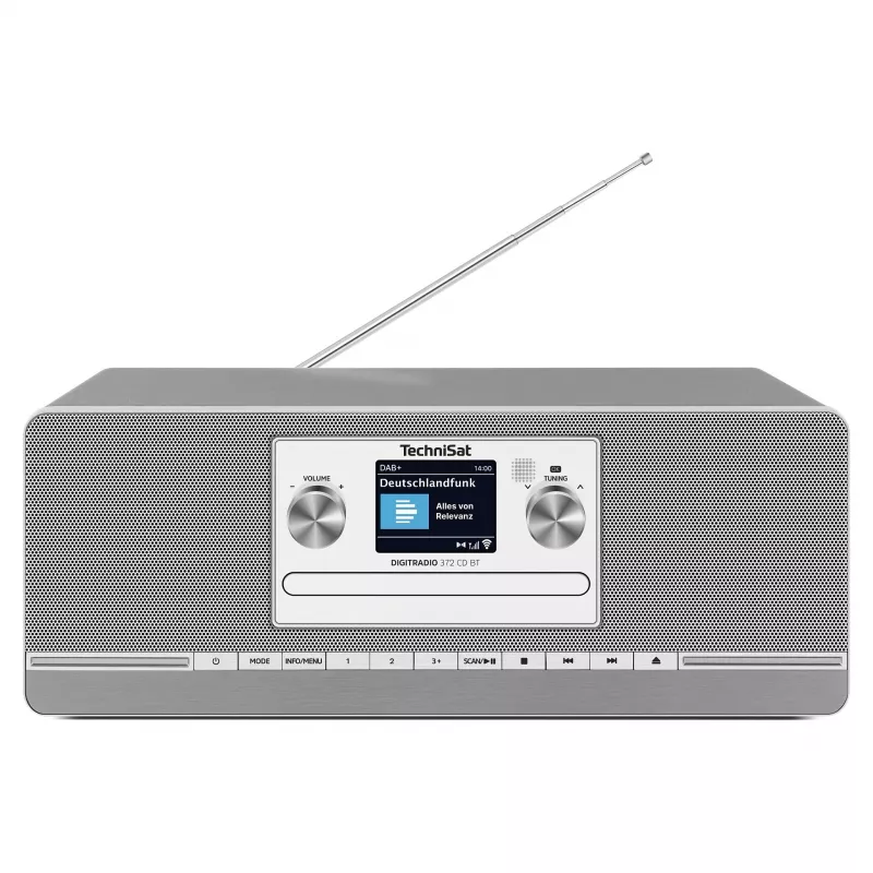 TechniSat DIGITRADIO 372 CD BT Küchenradio Analog & digital Anthrazit, Silber