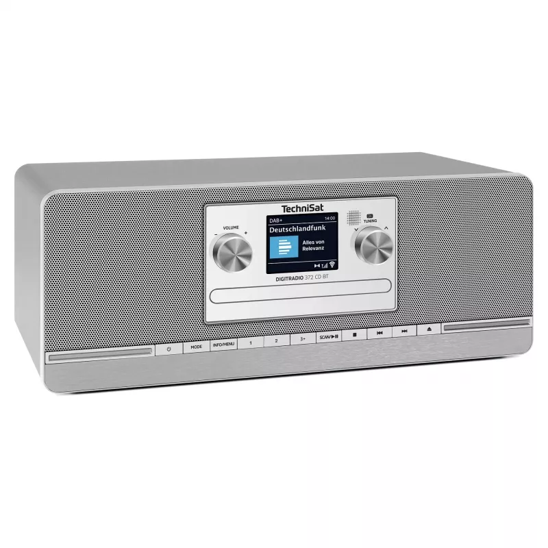 TechniSat DIGITRADIO 372 CD BT Küchenradio Analog & digital Anthrazit, Silber