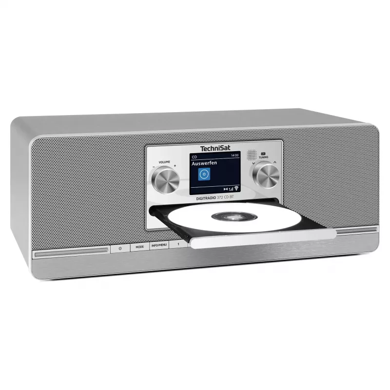 TechniSat DIGITRADIO 372 CD BT Küchenradio Analog & digital Anthrazit, Silber