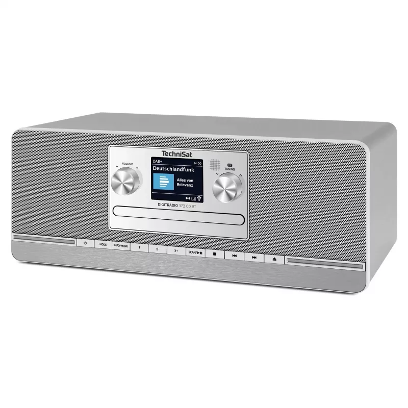 TechniSat DIGITRADIO 372 CD BT Küchenradio Analog & digital Anthrazit, Silber