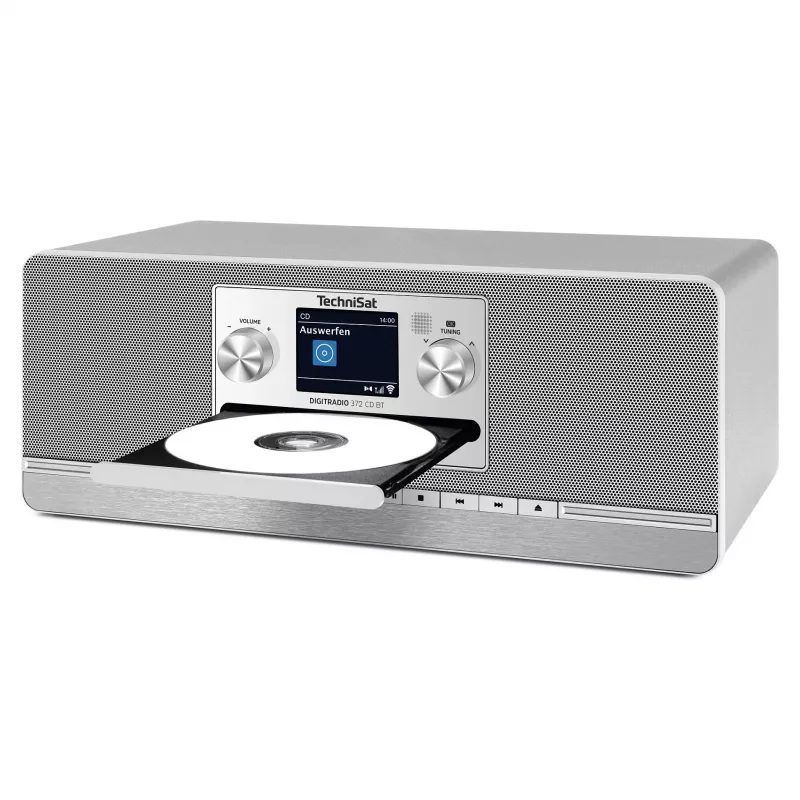 TechniSat DIGITRADIO 372 CD BT Küchenradio Analog & digital Anthrazit, Silber