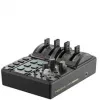 Schubregler-Panel MOZA MTQ – Flugbasis, Verbundwerkstoff, schwarz, 166×216×198 mm