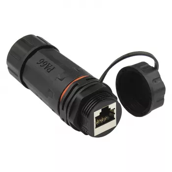 Good Connections Patchkabel-Stecker Outdoor IP68 Cat. 6a RJ45 vollgeschirmt schwarz Good - Netzwerk