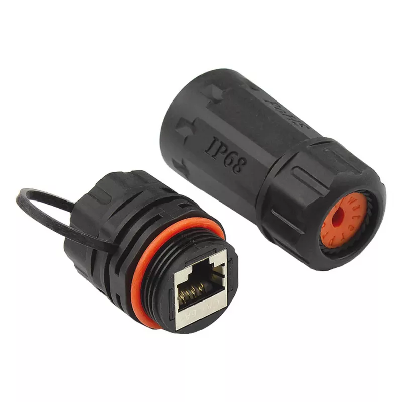 Good Connections Patchkabel-Stecker Outdoor IP68 Cat. 6a RJ45 vollgeschirmt schwarz Good - Netzwerk