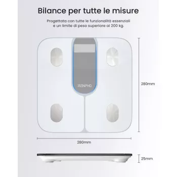 RENPHO Smart Body Scale Elis 1C A033 weiß PEU-R-A033-W PEURA033W (PEU-R-A033-W)