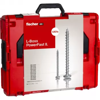 Fischer PowerFast II L-BOXX PanHead Schrauben-Set (568480)