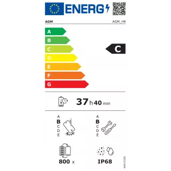 Robustes Smartphone Beafon AGM H6 — 6,56 Zoll (16,7 cm), Unisoc T606 1,6 GHz, 8 GB RAM, 256 GB, 50 MP, 4900 mAh, Dual-SIM, Android 13, IP68/IP69K